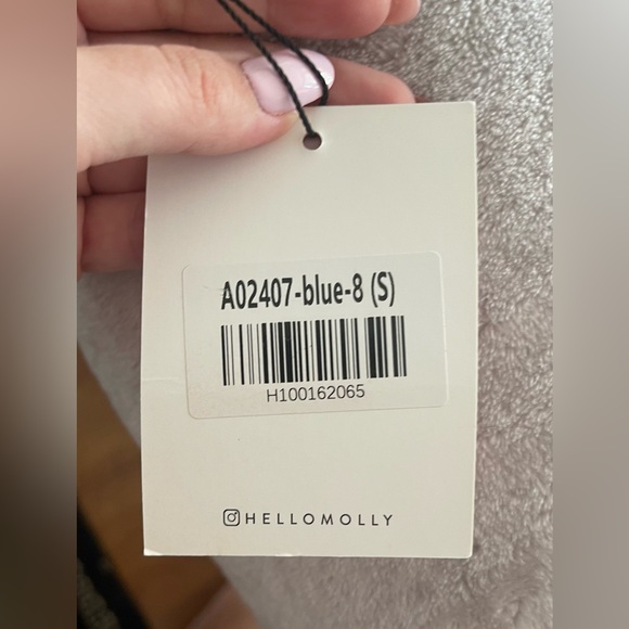 Hello Molly Blue Midi Dress - Picture 6 of 7